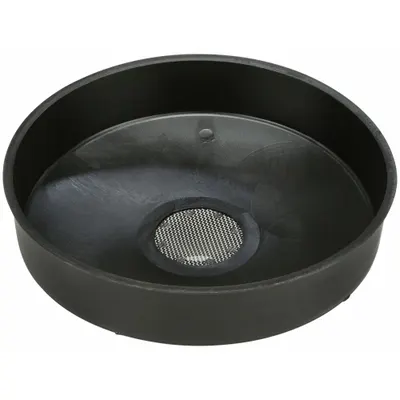 FUNNEL KING Drum Funnel: No Lid, Black, No Flame Arrester, 11 3/4 in x 4 3/8 in - Drum Funnels