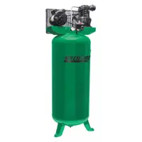 SPEEDAIRE Electric Air Compressor: 3 hp, 1 Stage, Vertical, 60 gal, 9.1 cfm, 135 psi, 240V AC (MPN 4ME96)