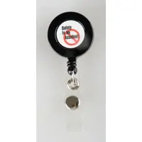 Badge Holder: Strap, Horizontal/Vertical, 1 1/4 in Overall Ht, 3 1/2 in Overall Wd, Red, 10 PK (MPN 21GBHSA)