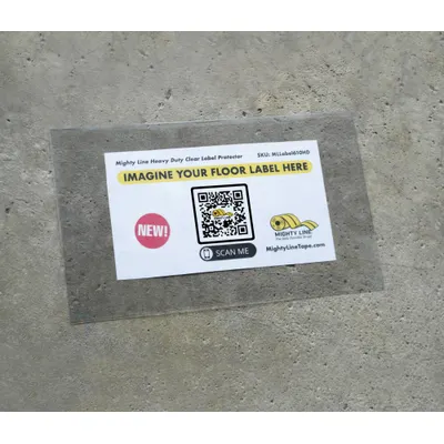 MIGHTY-LINE Clear PVC Laminate Sheet - Label Protection Overlaminates