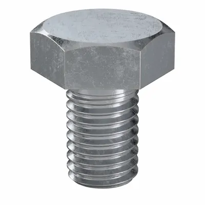 LINDSTROM Hex Head Cap Screw: Steel, Class 8.8, Zinc Plated, M10, Metric, 16 mm lg - Class 8.8 Steel Hex Head Cap Screws