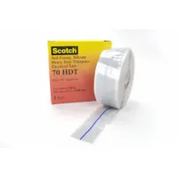 3M Electrical Tape: 1 in Wd, 10 yd Lg, 20 mil Thick, Silicone Coated Cloth, Silicone, Gray/Blue (MPN 57262)