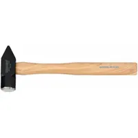 Blacksmith Hammer: Wood, 2 1/2 lb Head Wt, 1 5/8 in Face Dia, 14 in Overall Lg, Plain Grip (MPN 2DBV2)