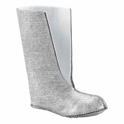OEM APPROVED VENDOR Thermal Boot Liner, 13 in, Men's, White, Wool, Size 11 Max - Thermal Boot Liners