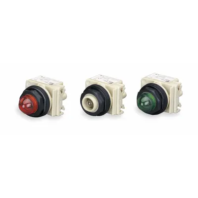 SCHNEIDER Pilot Light: 30 mm Panel Mounting Size, No Lens Included - Incandescent Pilot-Lights without Lenses