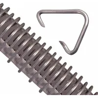 Conveyor Belt Lacing: Steel, #2, 12 in Lacing Lg, For 3/16 in Max Belt Thick, 12 PK (MPN 28000310)